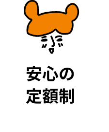 安心の定額制
